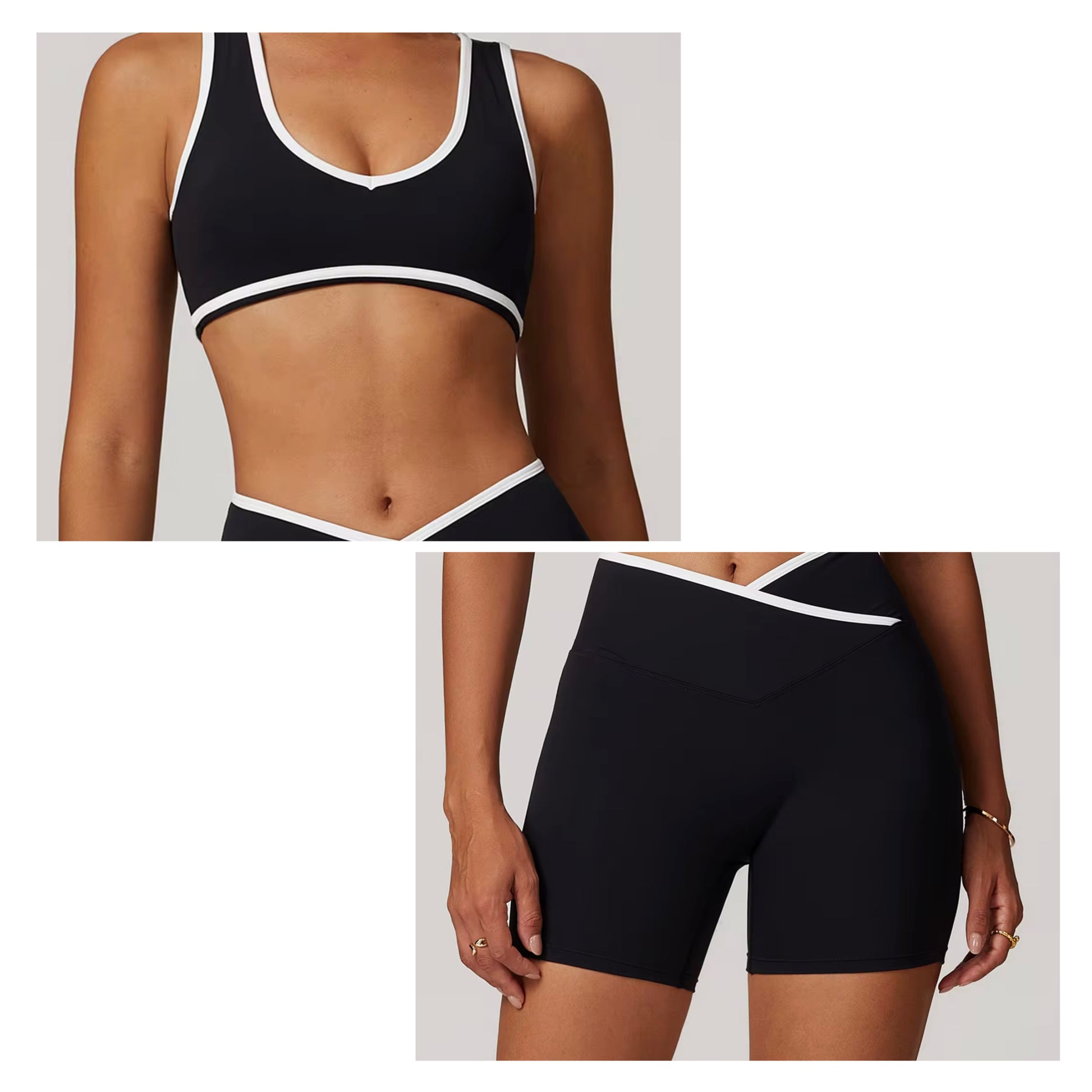 Strike Set Black - Bra & Short
