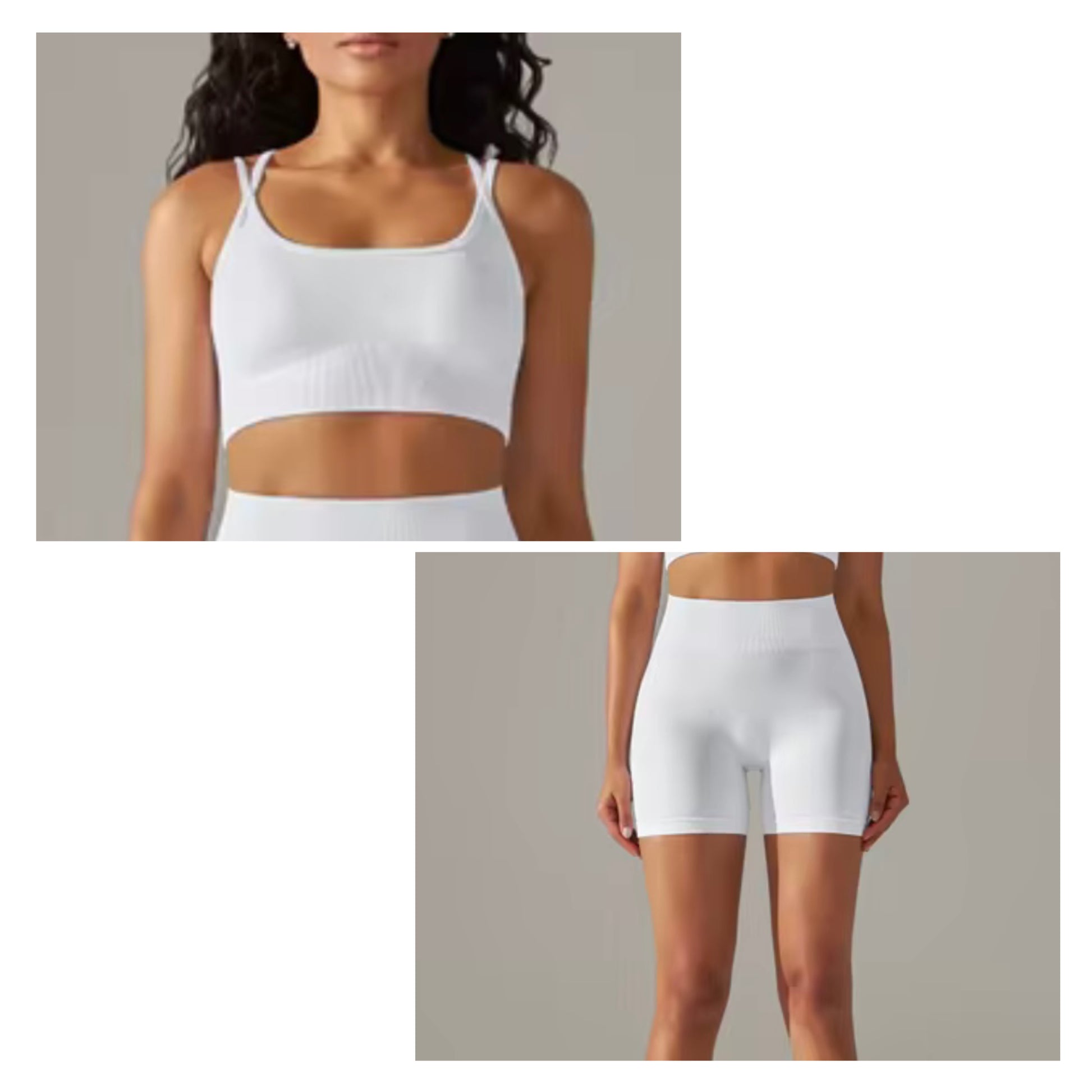 Glow Up Set White - Bra & Short